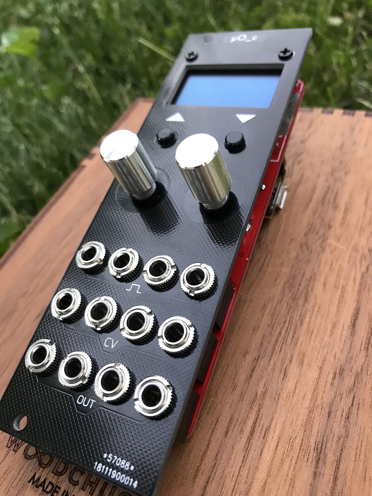 uO_C - Teensy 4.0 - Phazerville - Micro Ornament & Crime - Eurorack - Black Panel