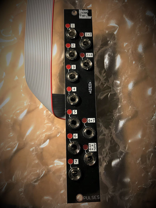 Music Thing Modular Turing Pulses Expander MkII - Black PCB panel